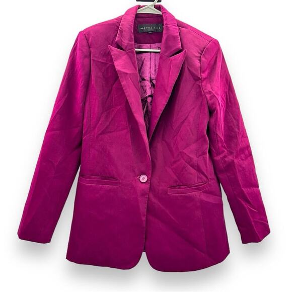 RTR Endless Rose‎ Purple Pink Single Breasted Long Sleeve Blazer Sz S - Picture 3 of 13